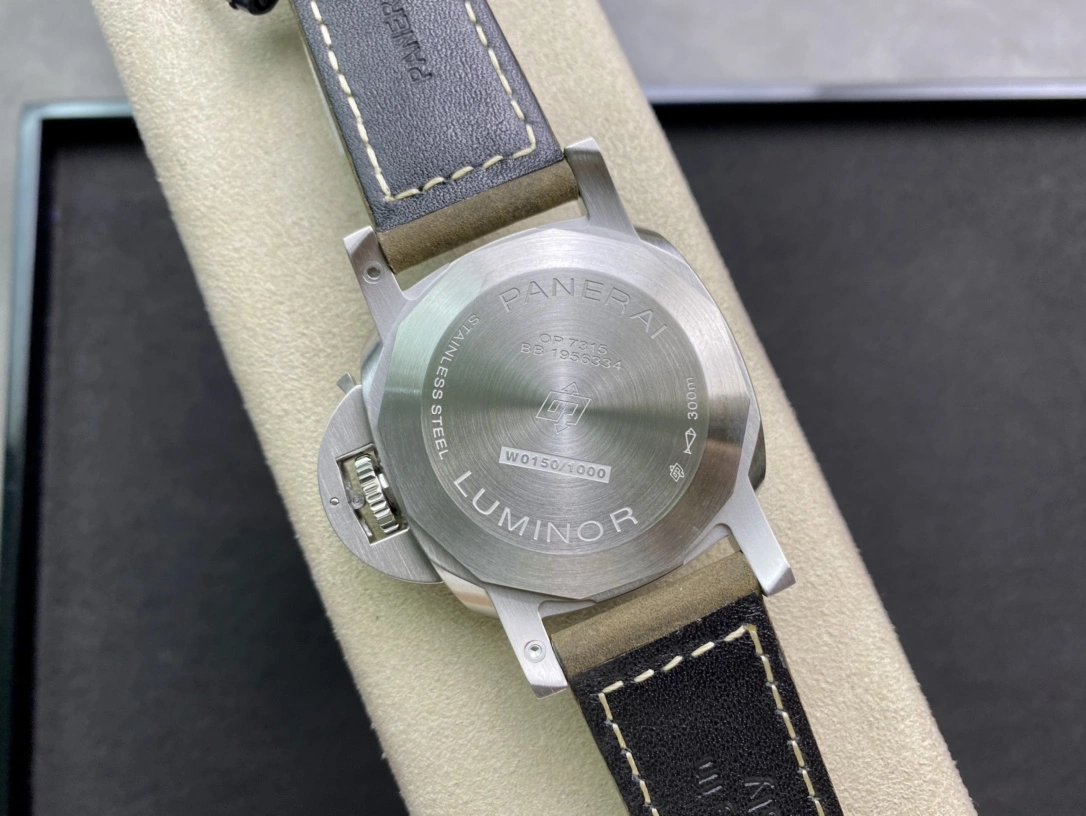 CBD Factory Panerai Luminor Marina 42mm White Dial Luminous Arabic Numerals Green Leather Strap Smooth Bezel(PAM01394) 1:1 Super Clone – DDP.9010 Movement OdorResistant 402